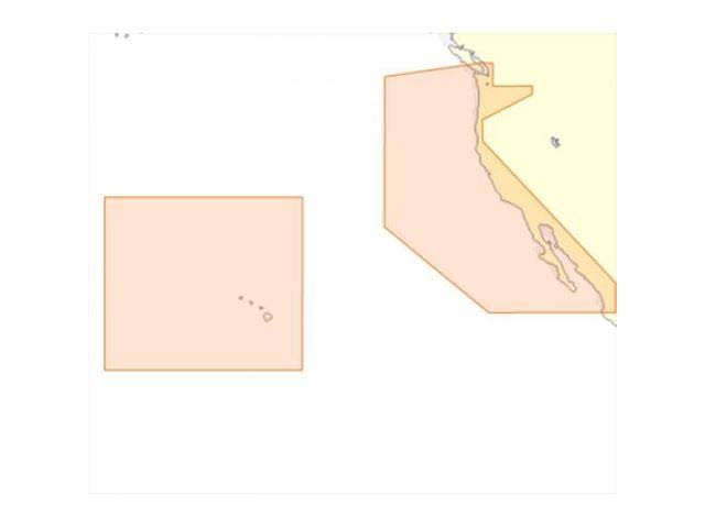 USA West Coast & Hawaii Chart X98806
