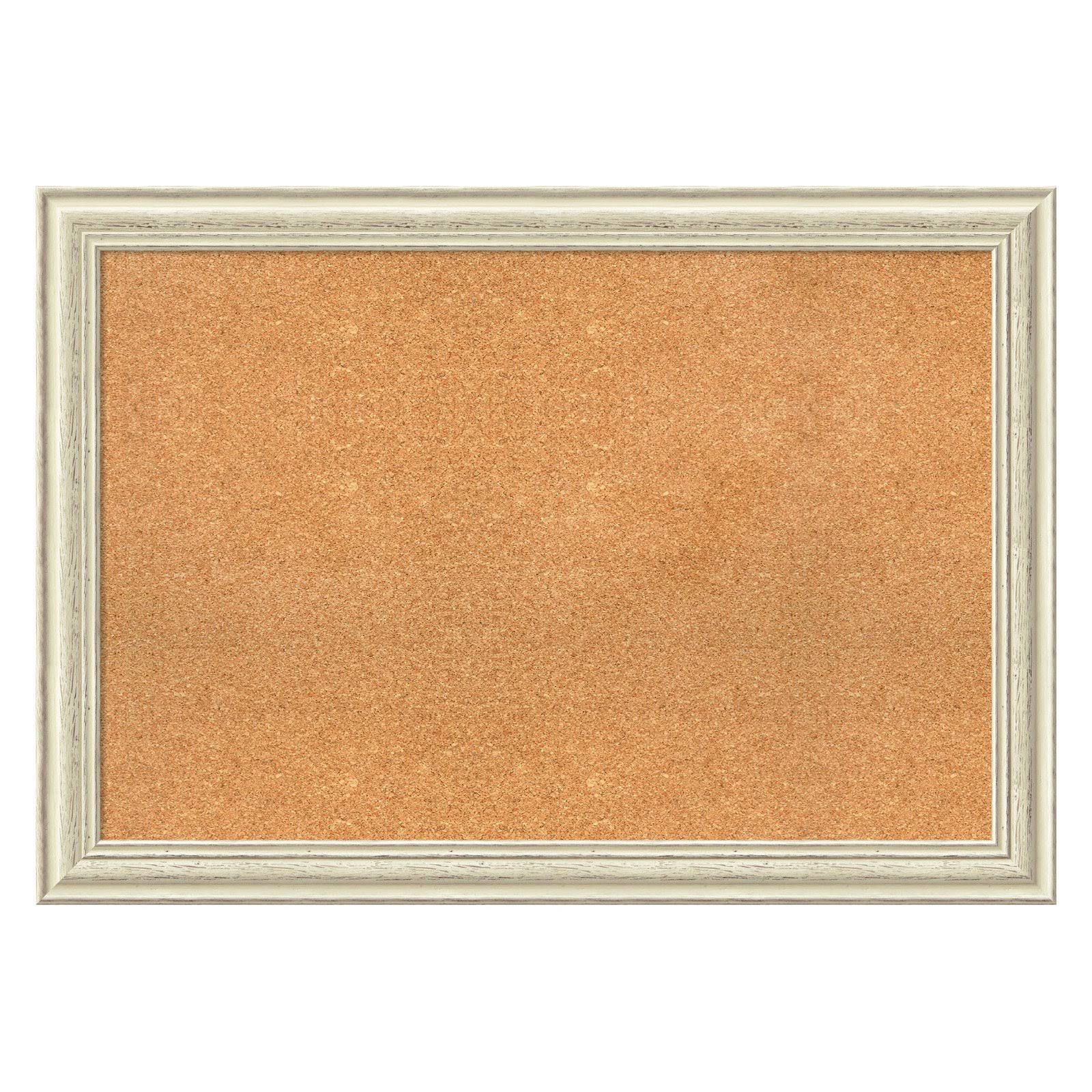 Country Whitewash Framed Cork Board P827