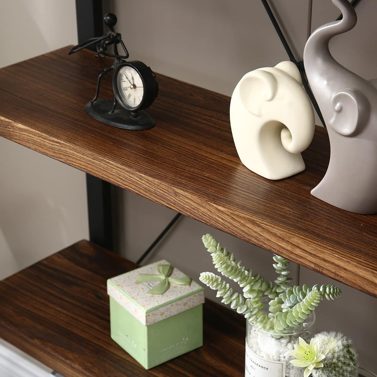 5 Tier Solid Wood Bookshelf G895141