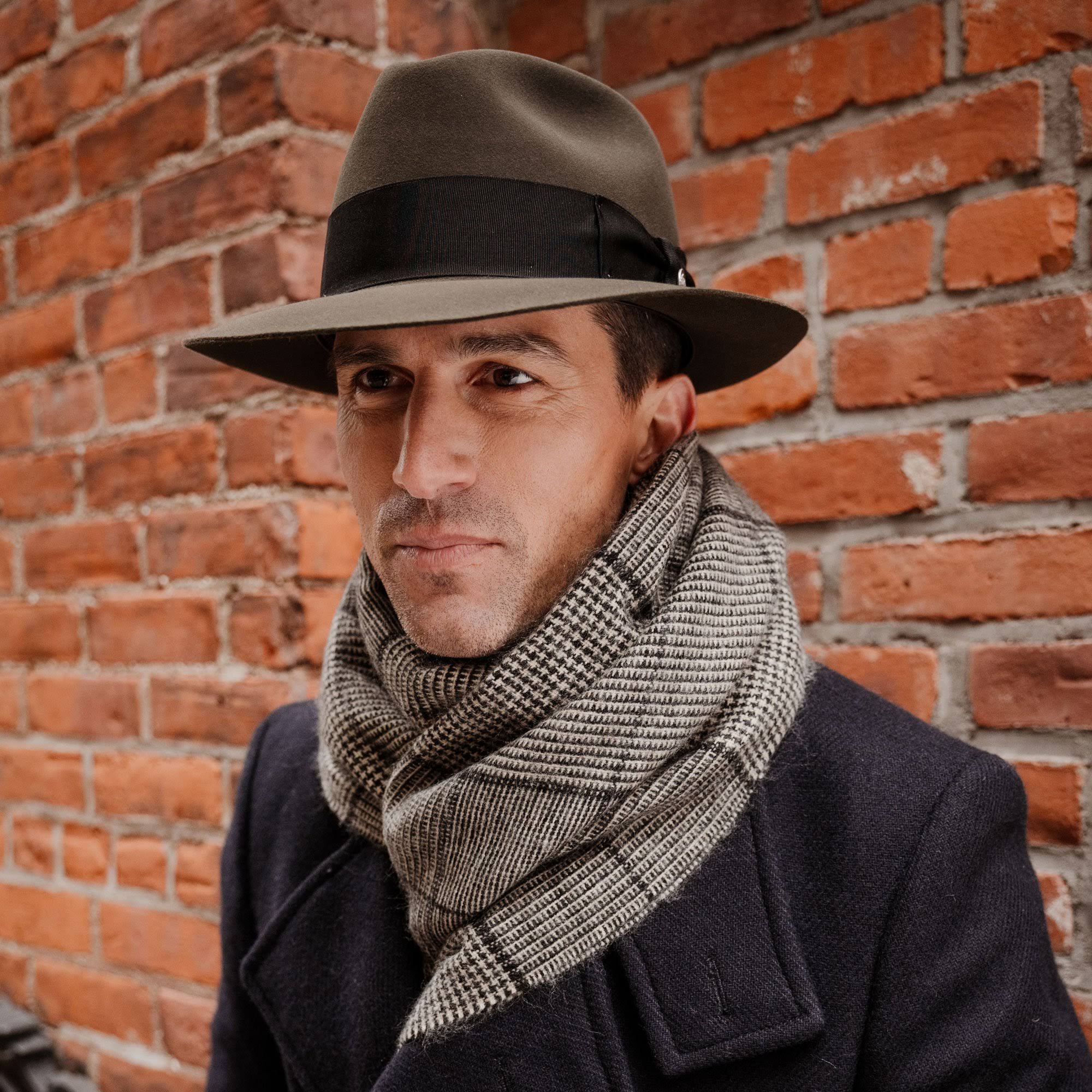 Sage Fur Felt Fedora Hat U598