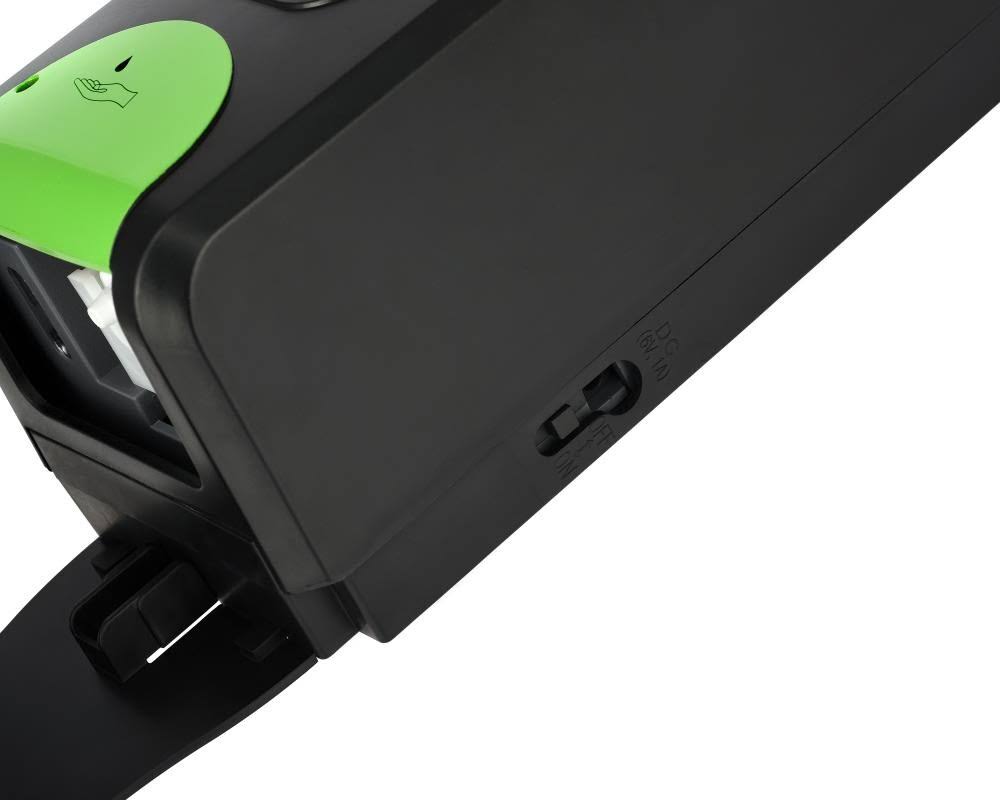 1200 ml Automatic Gel Hand Sanitizer Dispenser in Black with Floor Stand (2-Pack) F15127