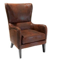 Brown Fabric Club Chair A43288