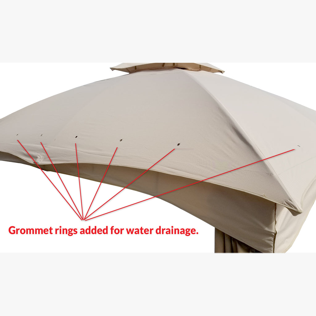 10x12 Gazebo Replacement Canopy Top Cover B685