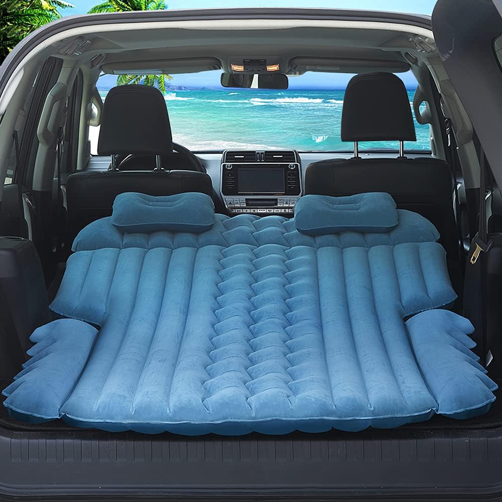 Gray Inflatable Car Air Mattress Z2166