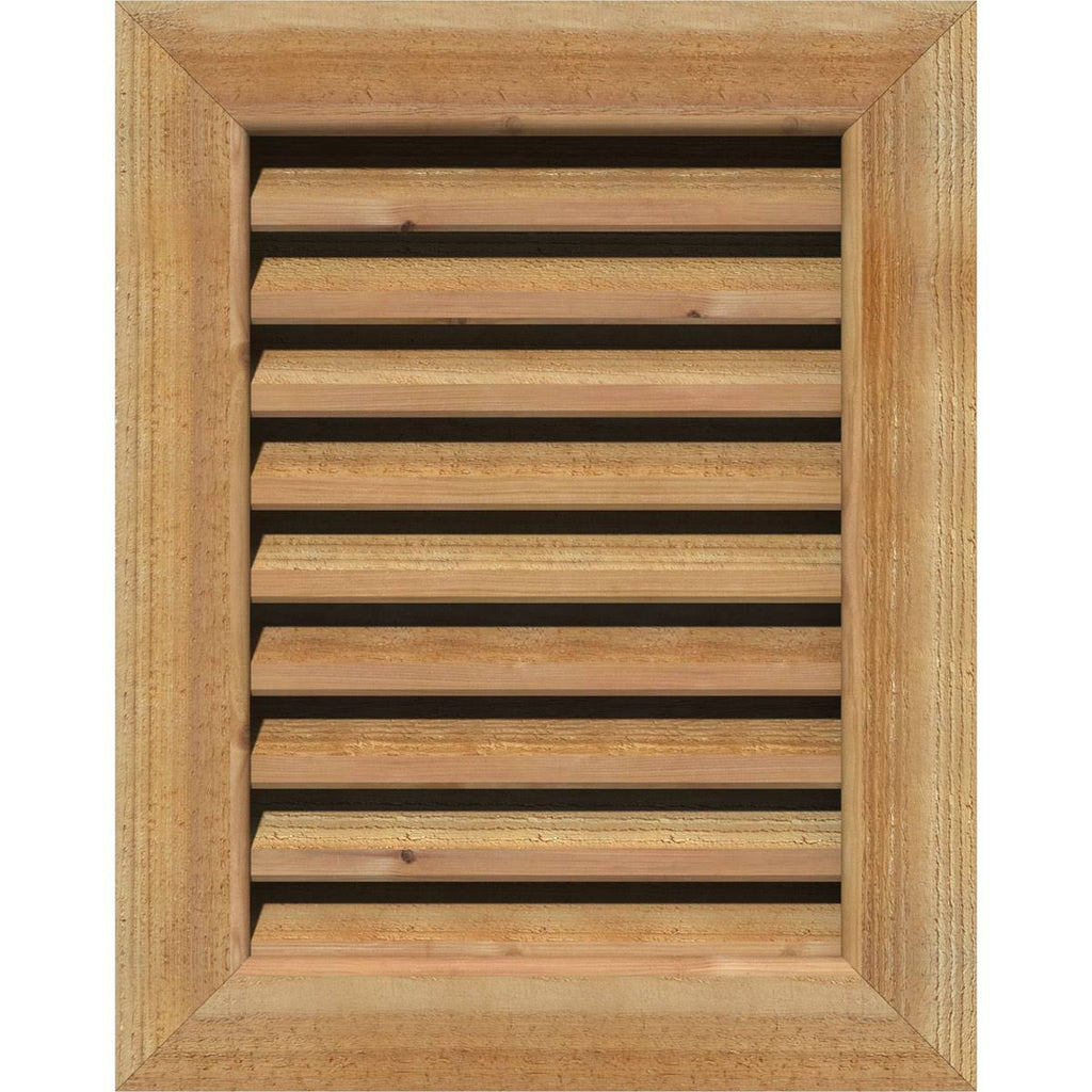 Unfinished Vertical Gable Vent Y2201