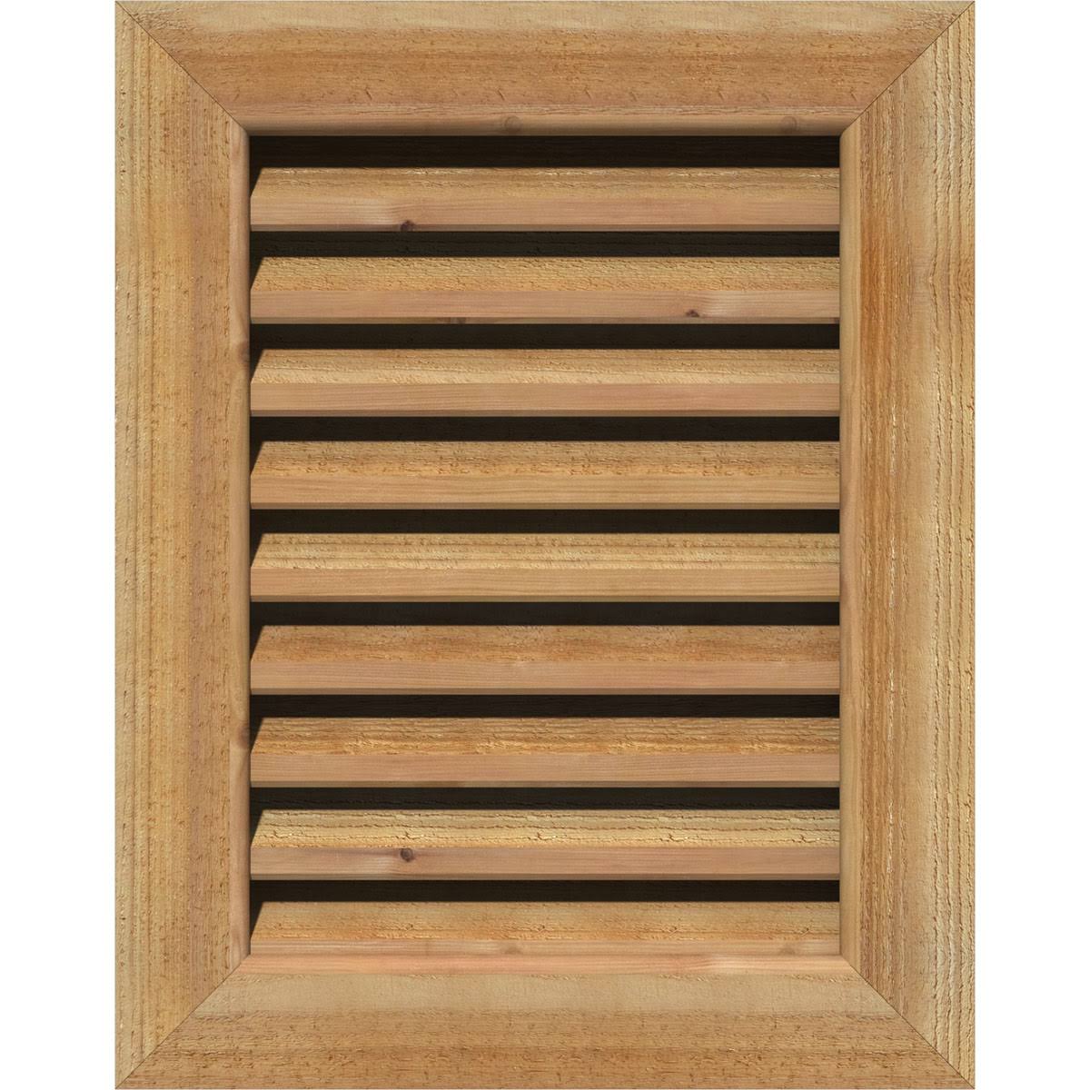Unfinished Vertical Gable Vent Y2201