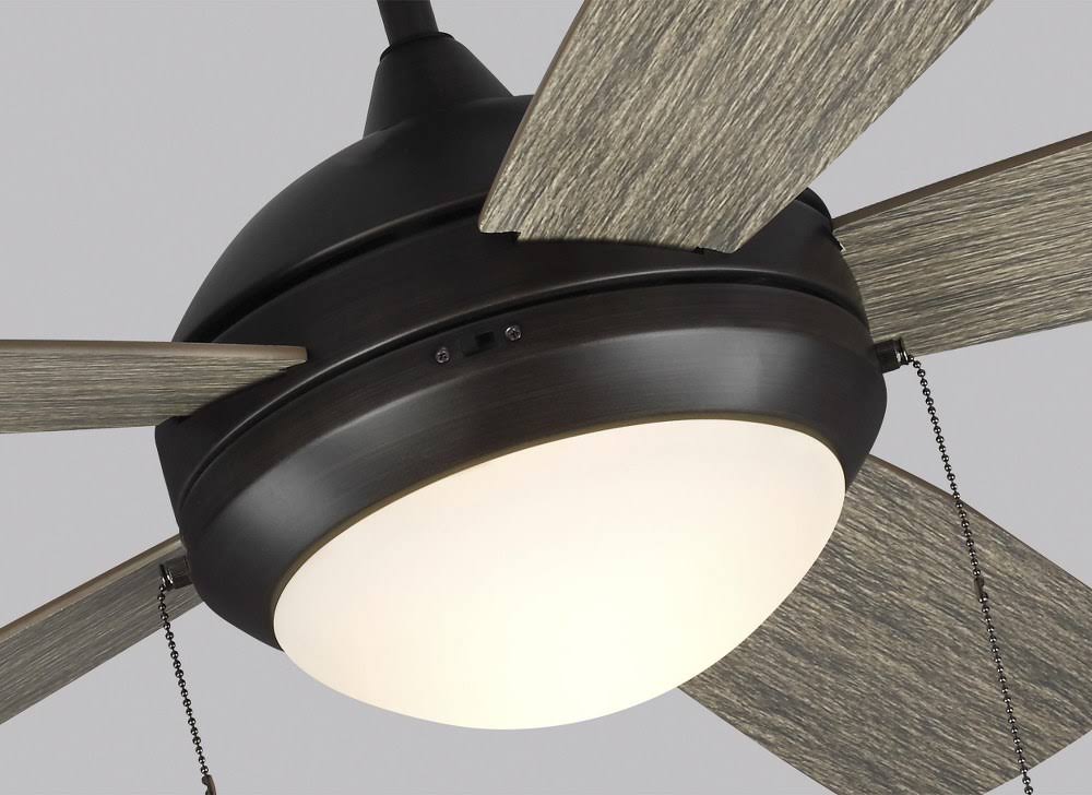 Roman Bronze Discus Ceiling Fan O566030