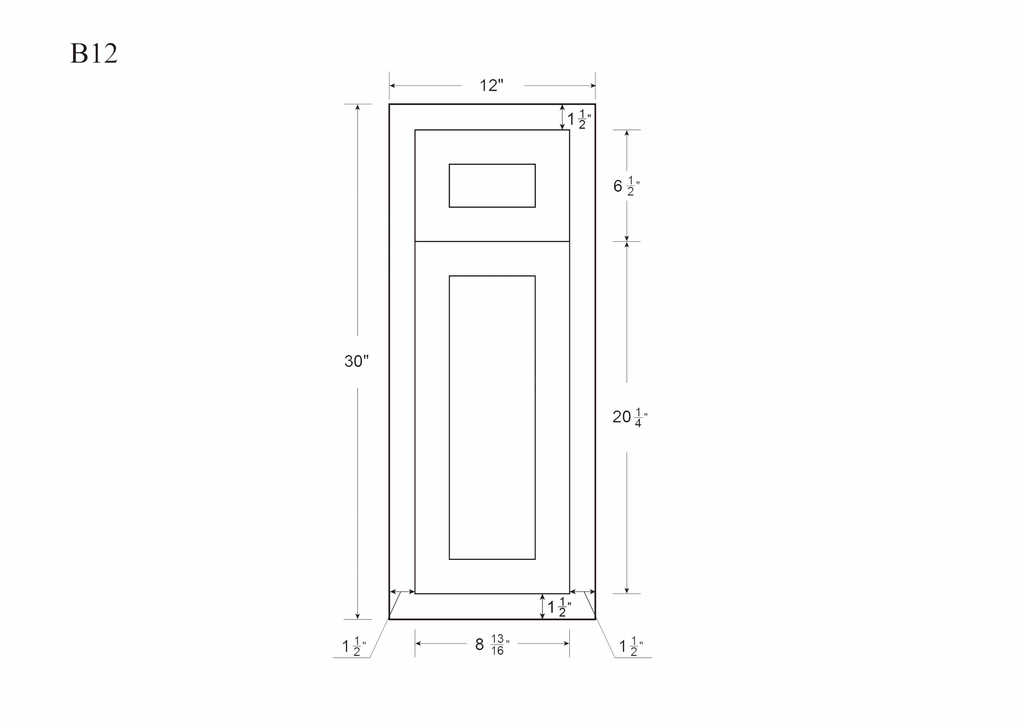 18 inch Wide Kitchen Base Cabinet Snow White Inset Shaker Single Door Single Drawer V398121