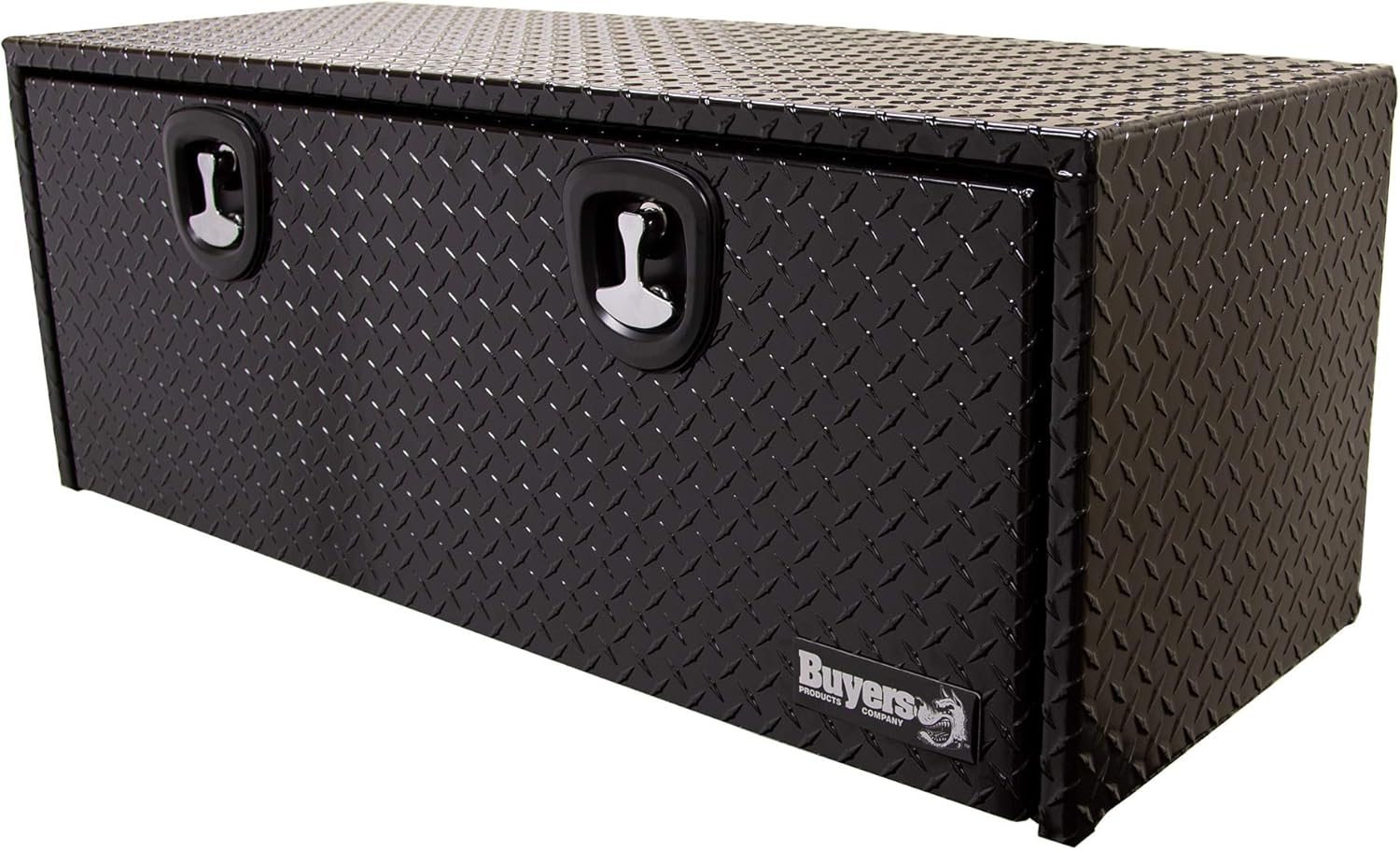 White Steel Underbody Truck Box with T-Handle Latch S21669