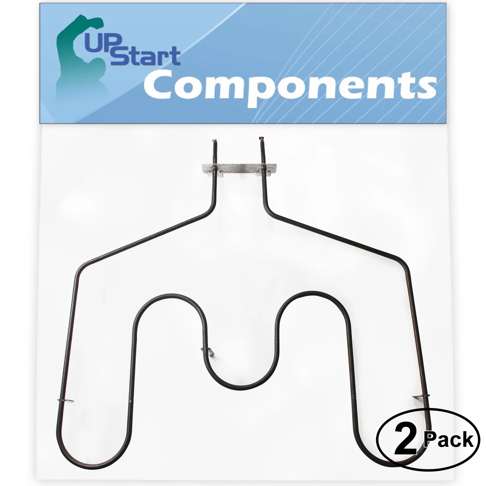 2-Pack Bake Element for General Electric Oven F7185