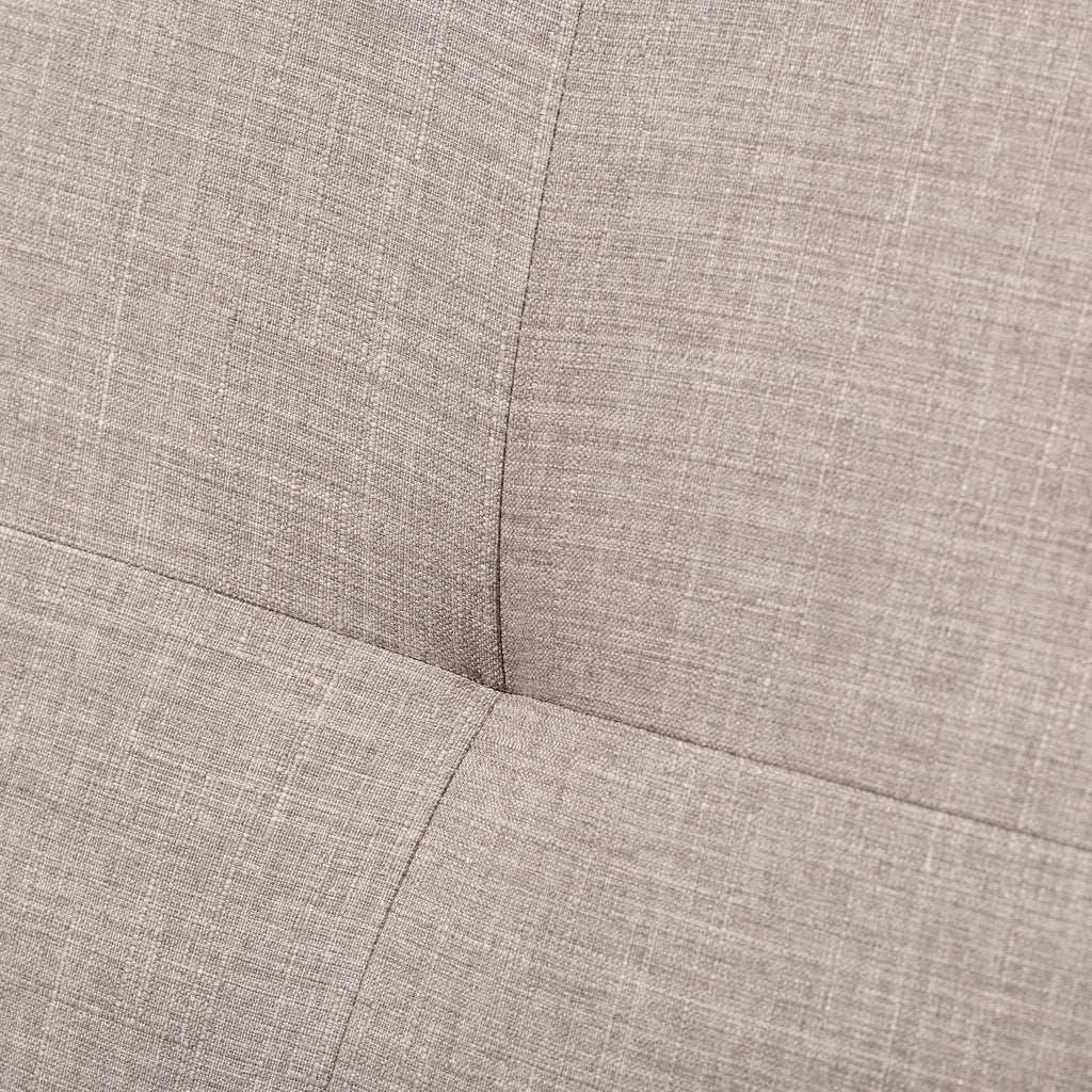 Light Grey Walnut Fabric Tufted 2-Seater Loveseat B204