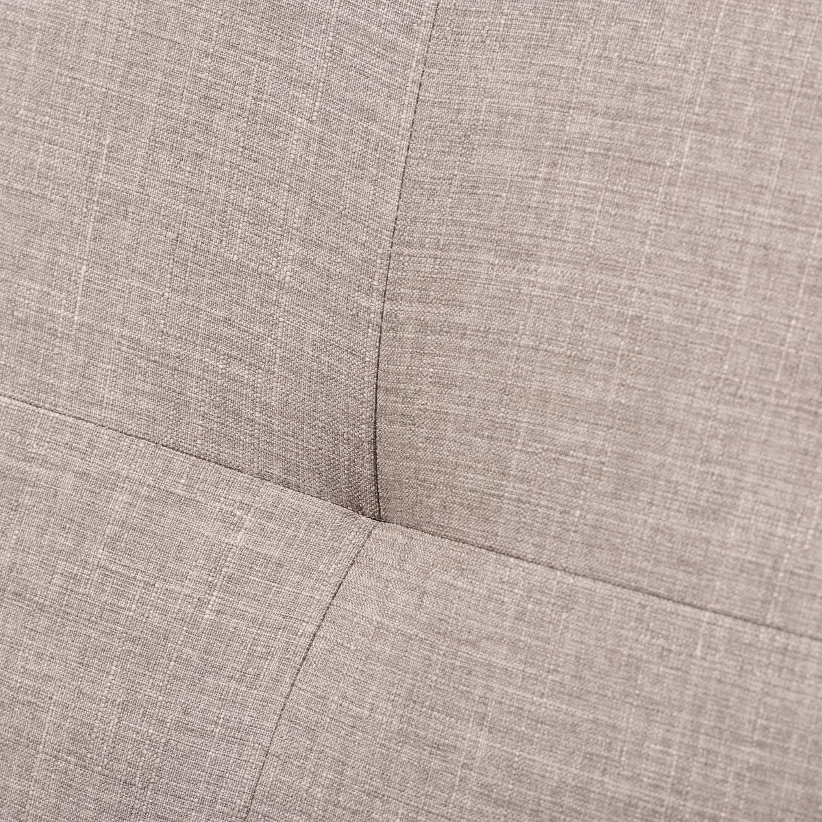 Light Grey Walnut Fabric Tufted 2-Seater Loveseat B204