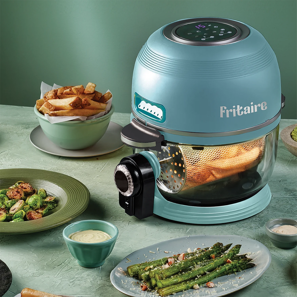 White 5 Qt Self-Cleaning Glass Bowl Air Fryer P64674