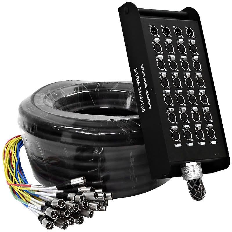 24-Channel XLR Color-Coded Snake Cable Y872