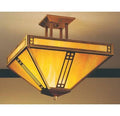 Bronze Semi Flush Mount O8833
