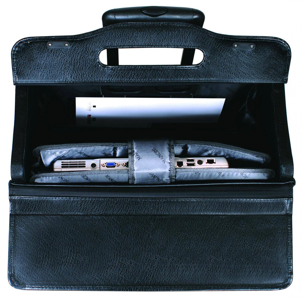 Black Wheeled Laptop Catalog Case Y5104