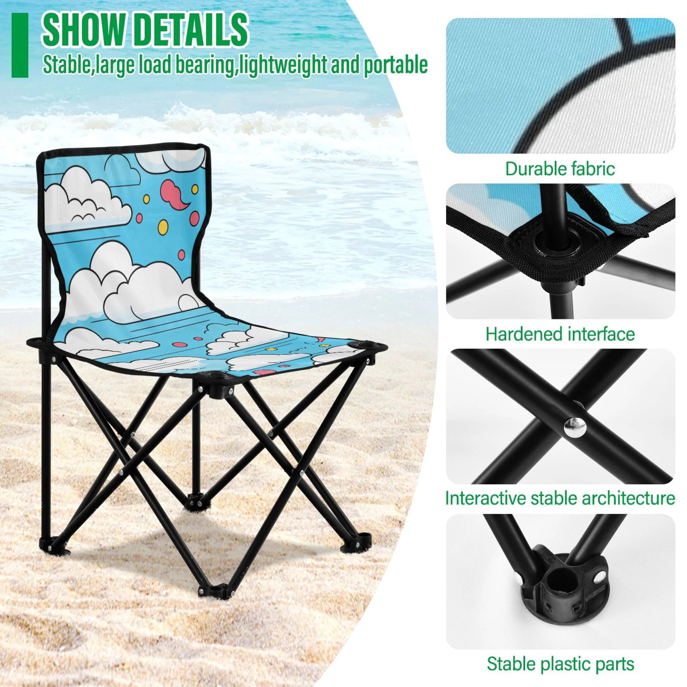 Portable Camping Chair with Carry Bag P969