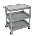 Gray 3 Shelf Tub Cart A952