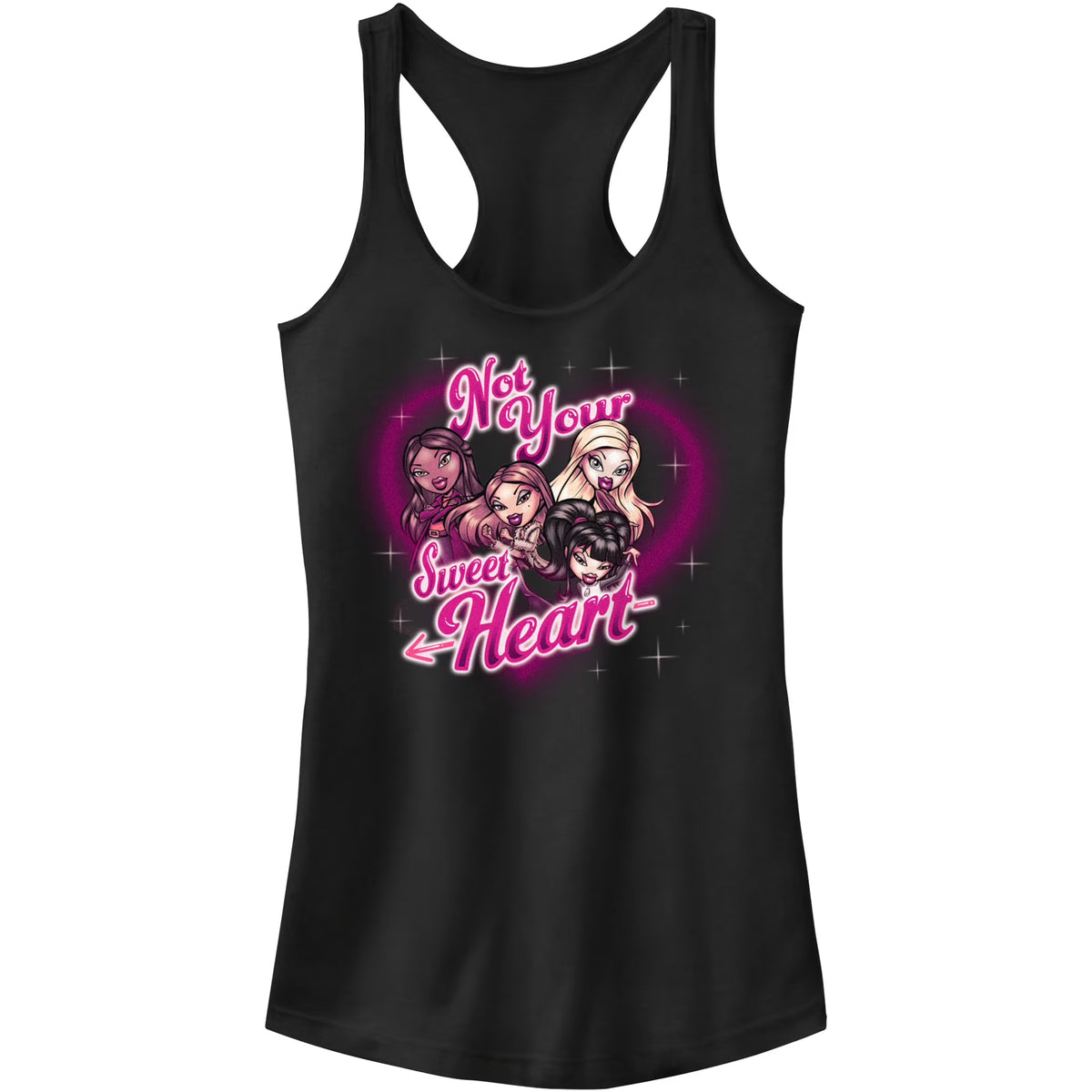 Black Large Racerback Tank Top S9807