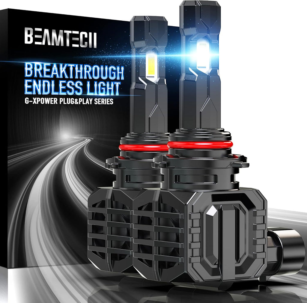 9005 LED Bulbs 6500K Xenon White HB3 Conversion Kits Pack of 2 Y382595