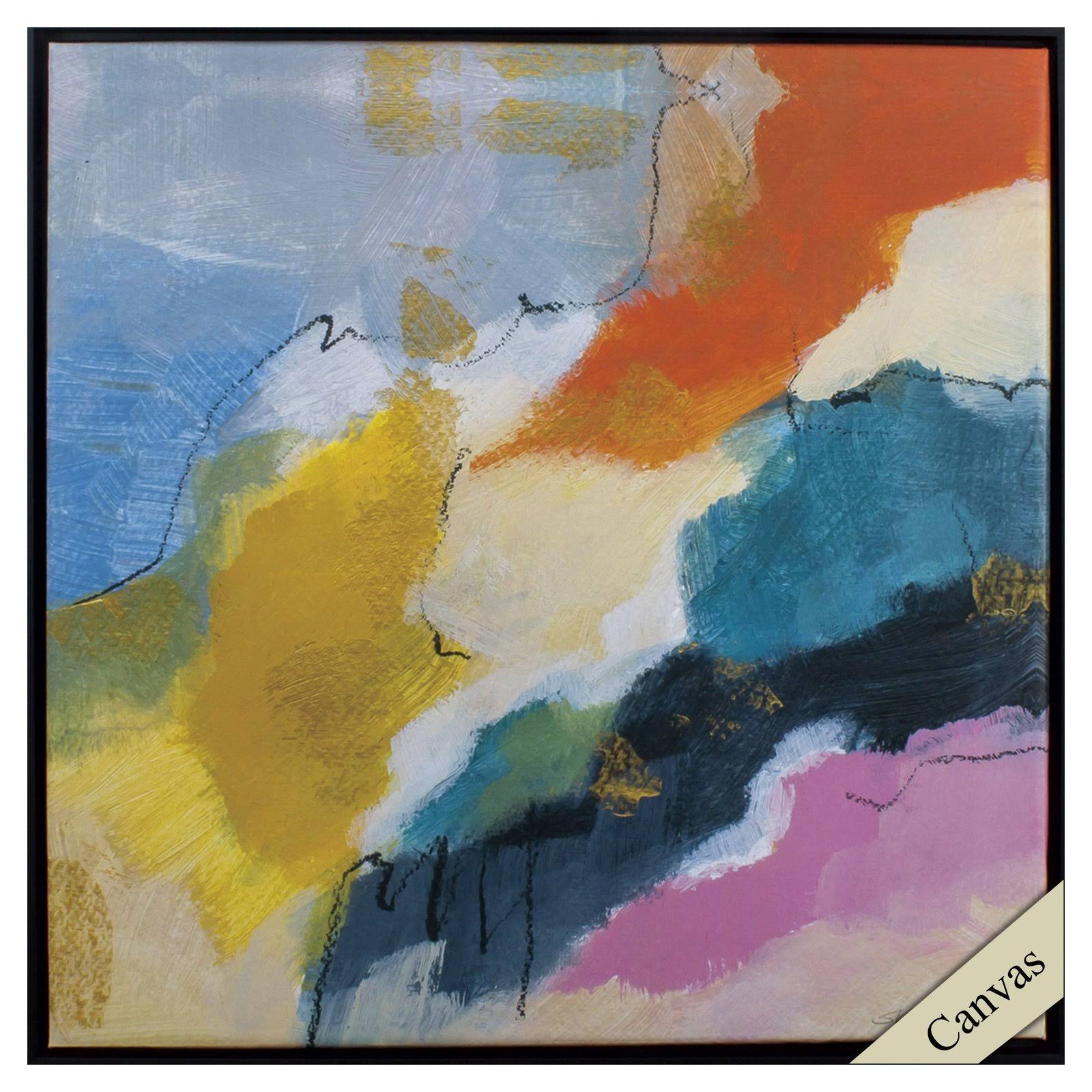 Abstract Daydream III Canvas Framed Art L334322