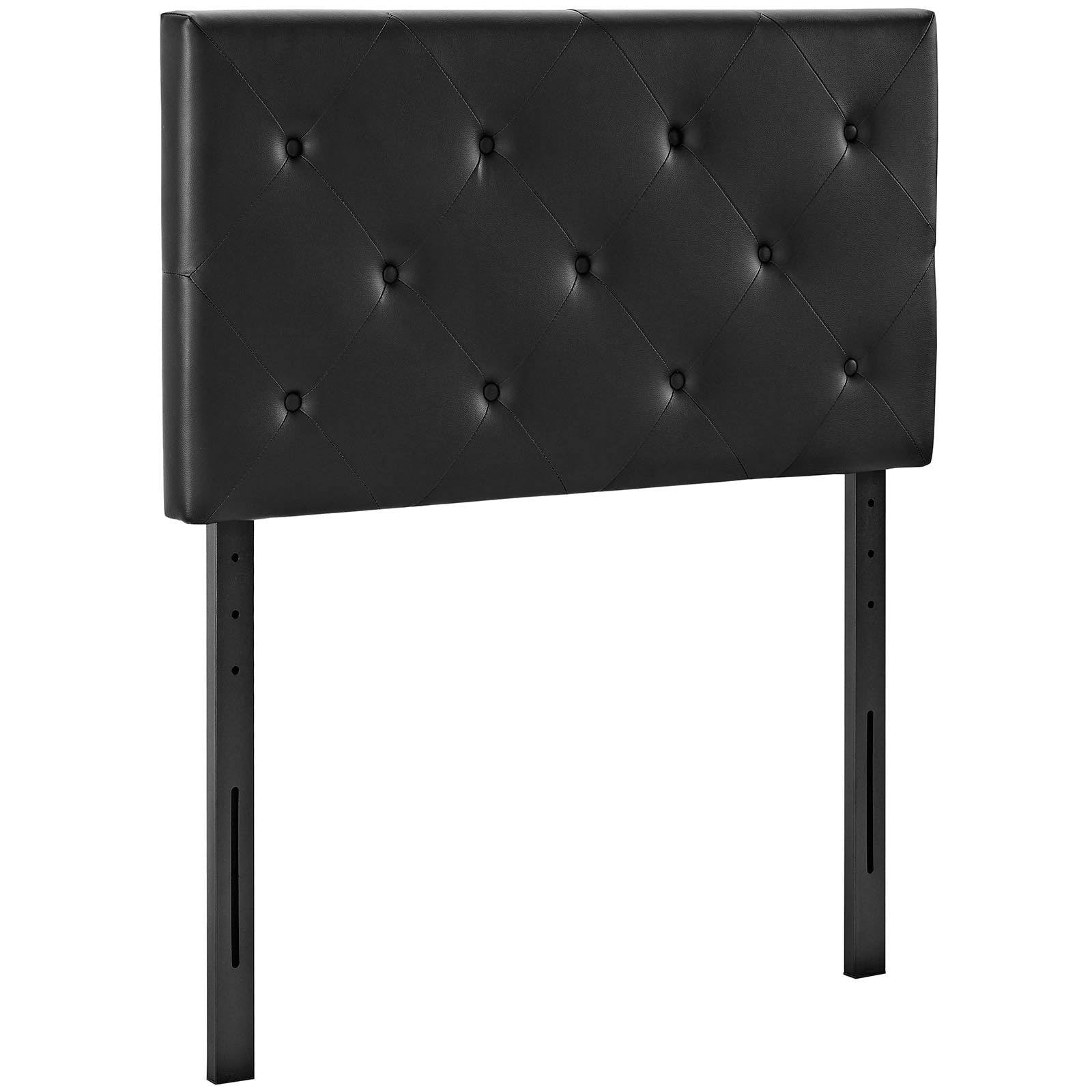 Black King Vinyl Headboard N31624