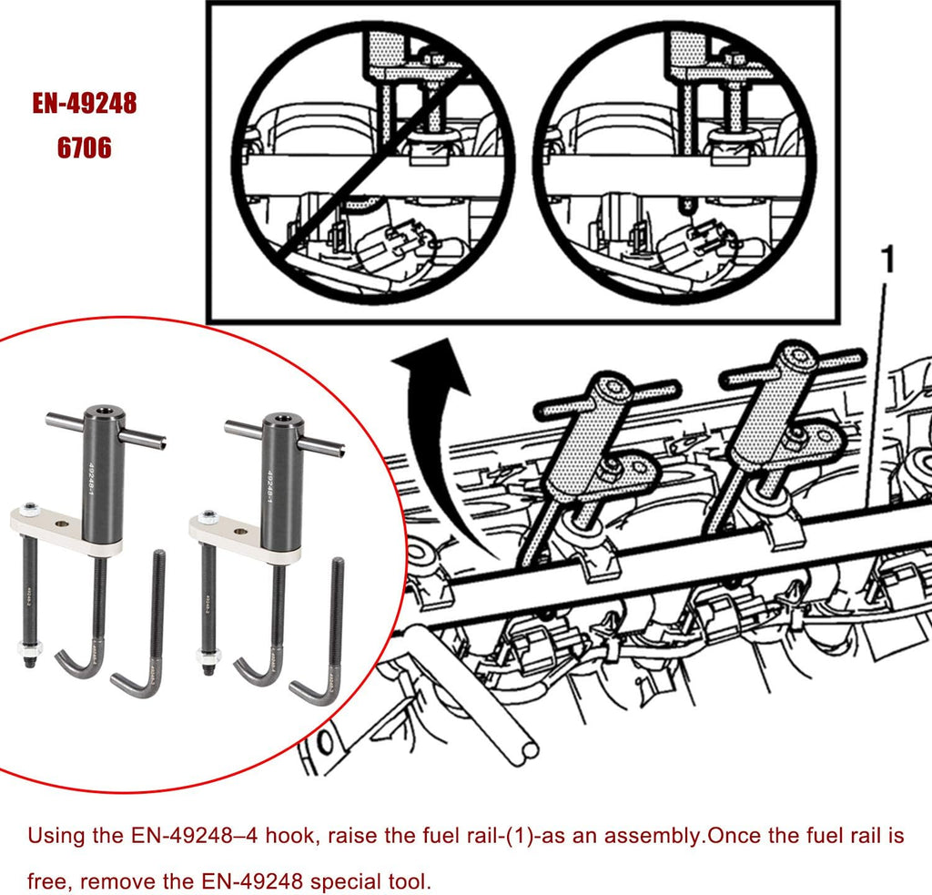 Injector Rail Assembly Remover for Direct Injection Engines 2007-2014 Y831
