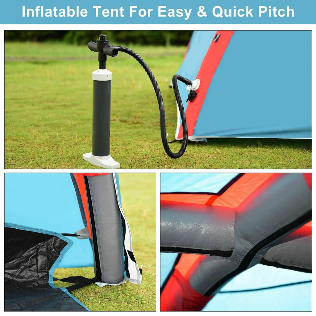 3 Person Inflatable Tent with Bag Pump K762542