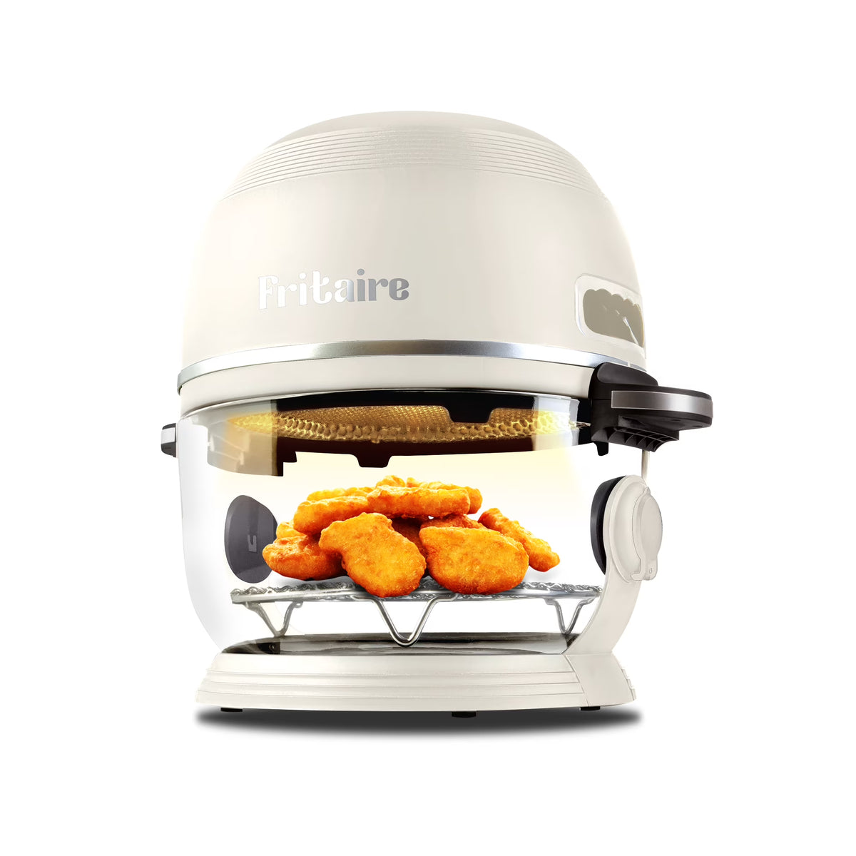 White 5 Qt Self-Cleaning Glass Bowl Air Fryer P64674