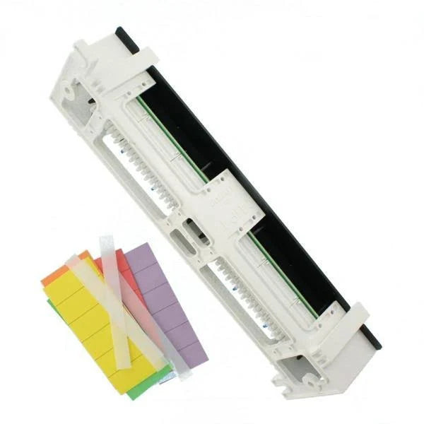 12 Ports CAT 6 Black Patch Panel X212189