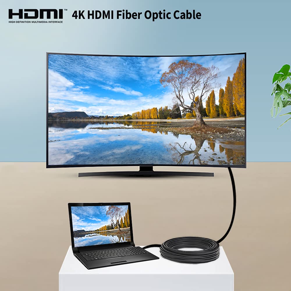 Fiber Optic HDMI 2.0 Cable 32FT 10m Pack of 2 A247