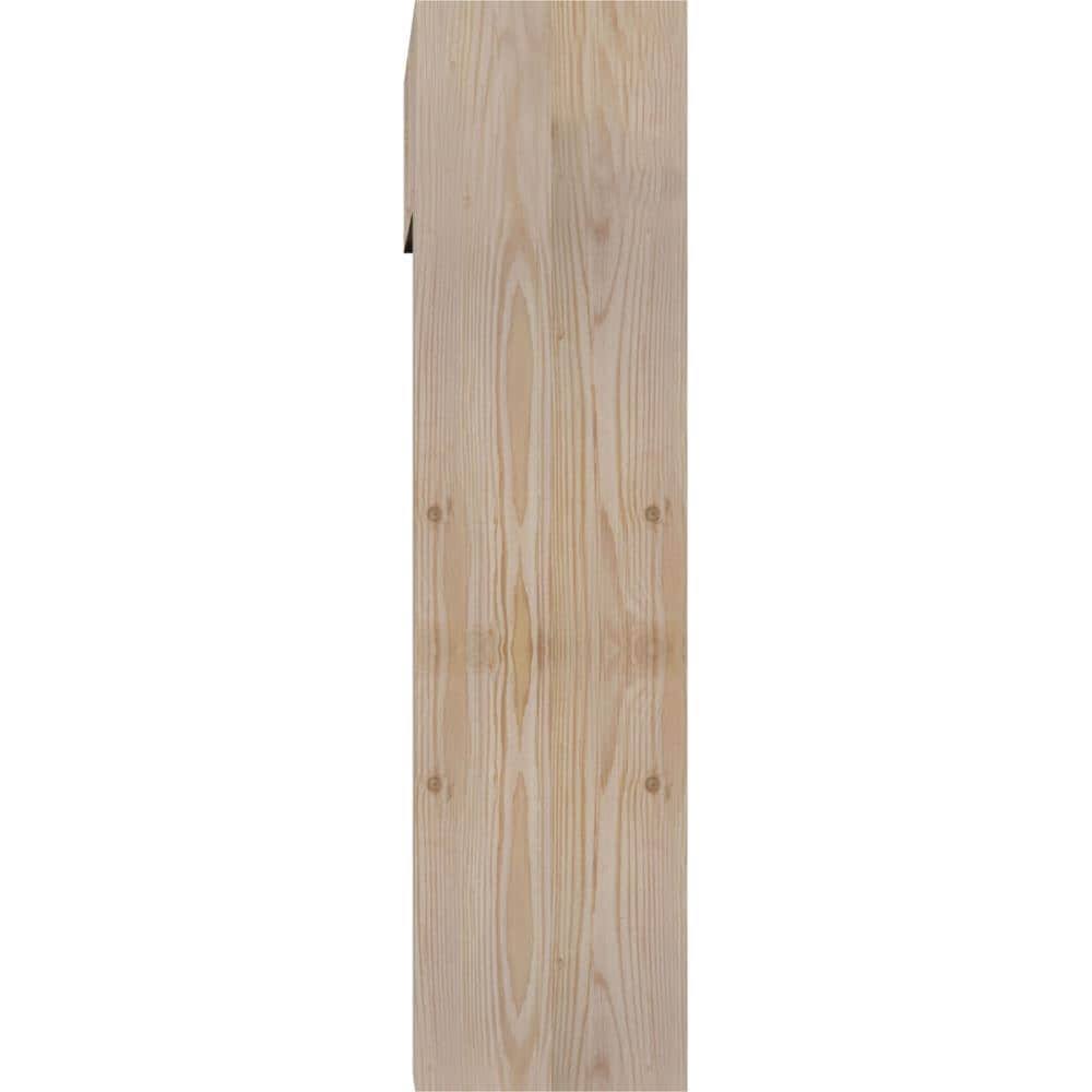 Smooth Bracket with Offset Brace, Douglas Fir P953306