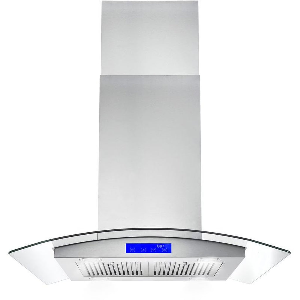 30" 380 CFM Ducted Island Range Hood in Stainless Steel G426