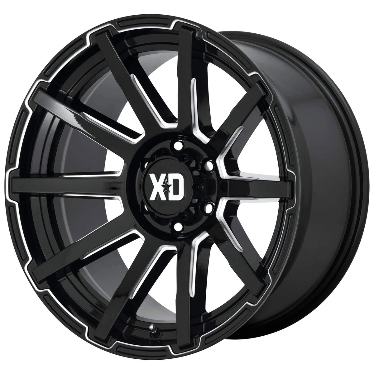 Gloss Black Milled Wheel Z471215