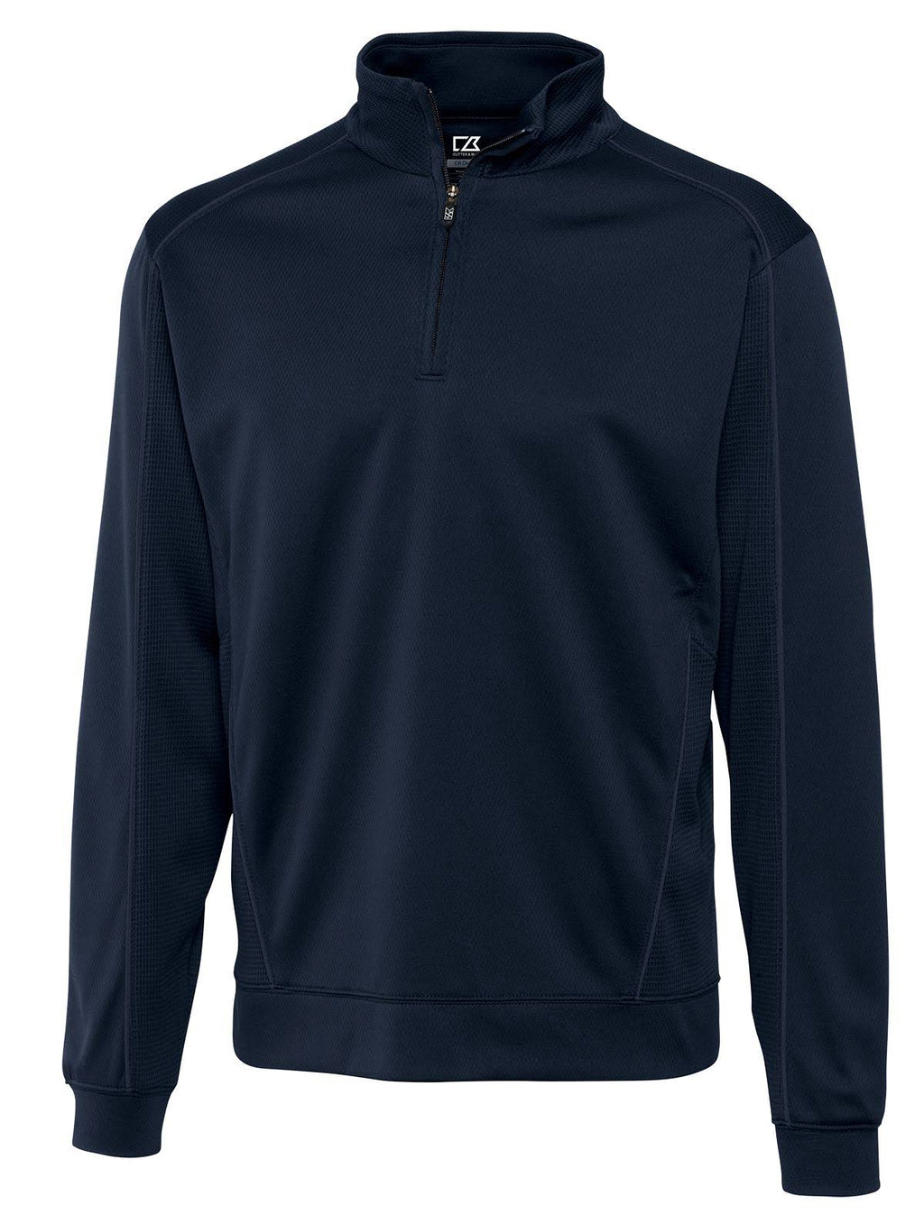 Solid Navy Blue Half Zip C91130