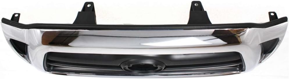 Chrome Shell Black Insert Grille N8599