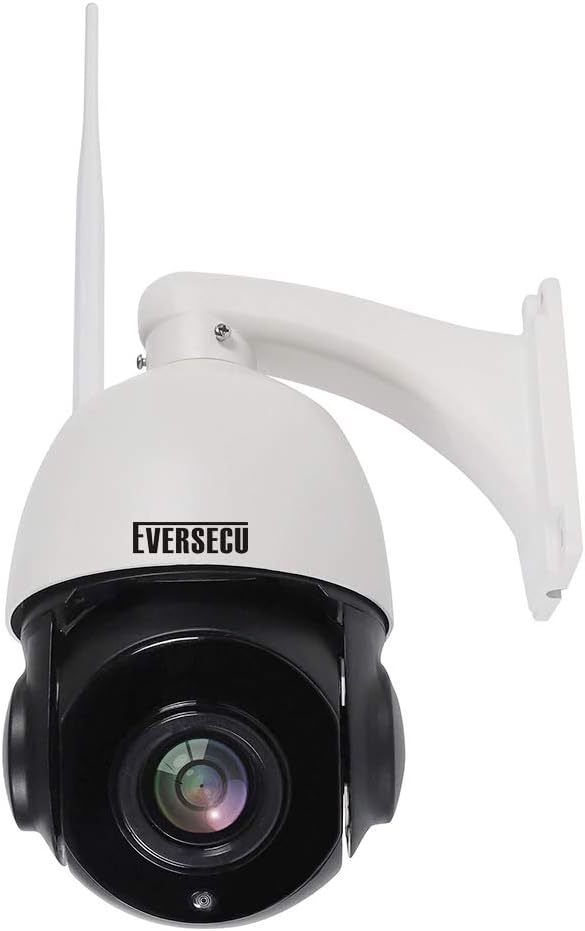 2.4Ghz WiFi 5MP 30X Auto-Tracking PTZ Security Camera with 32GB SD Card & Two Way Audio, 98ft Night Vision X100436
