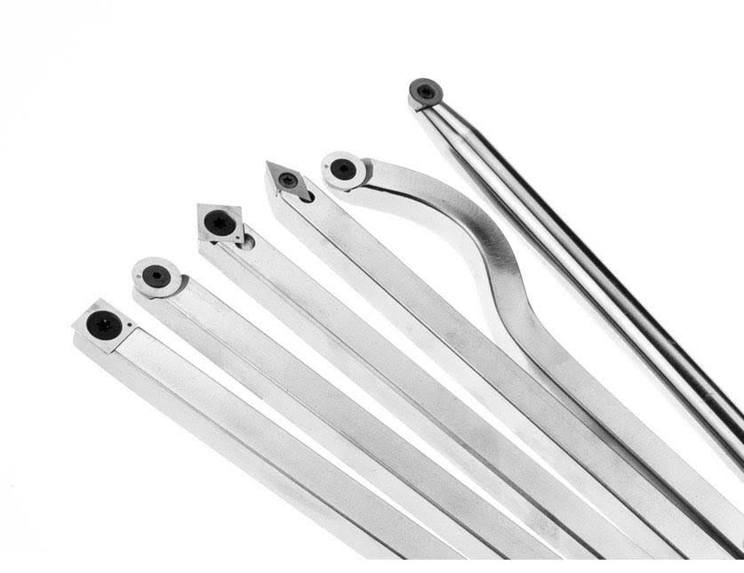 6 Pc Carbide Wood Lathe Tools with 4 Handles B98841