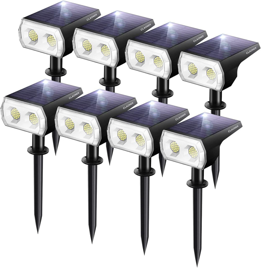 4 Pack Cold White Solar Landscape Spotlights N20602