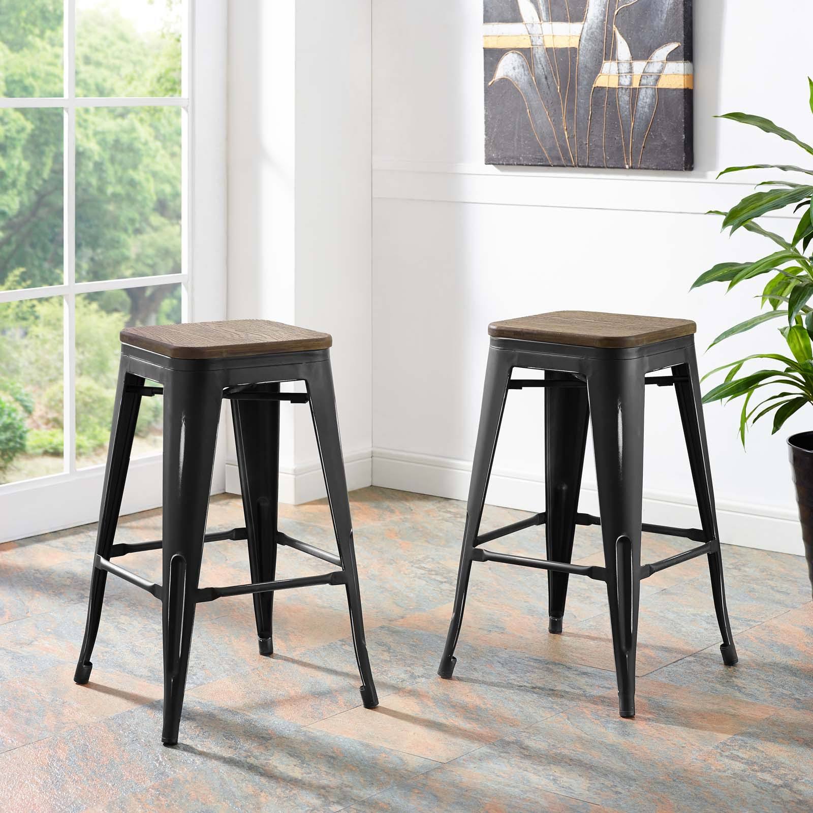 Brown Promenade Counter Stool Set of 2 C196282