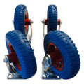 4 Pack 8” Flat Free Casters J16599