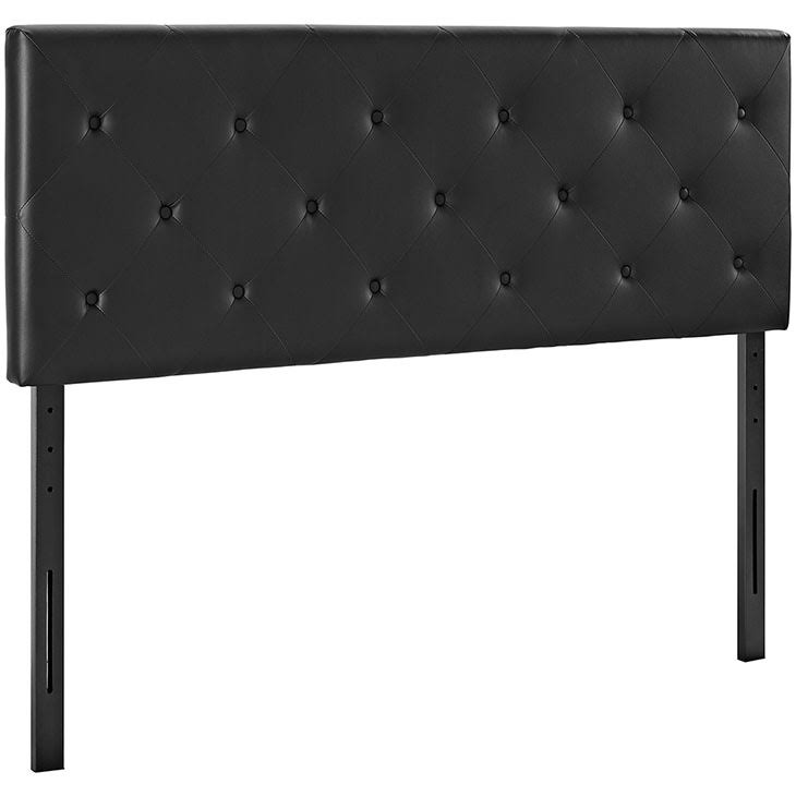 Black King Vinyl Headboard N31624