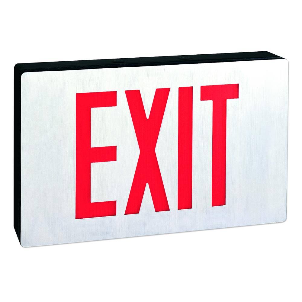 Red LED Die Cast Alu 2CIR 1/2F L729576