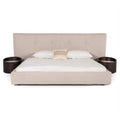 Beige Cotton & Polyester Fabric Bed S83505