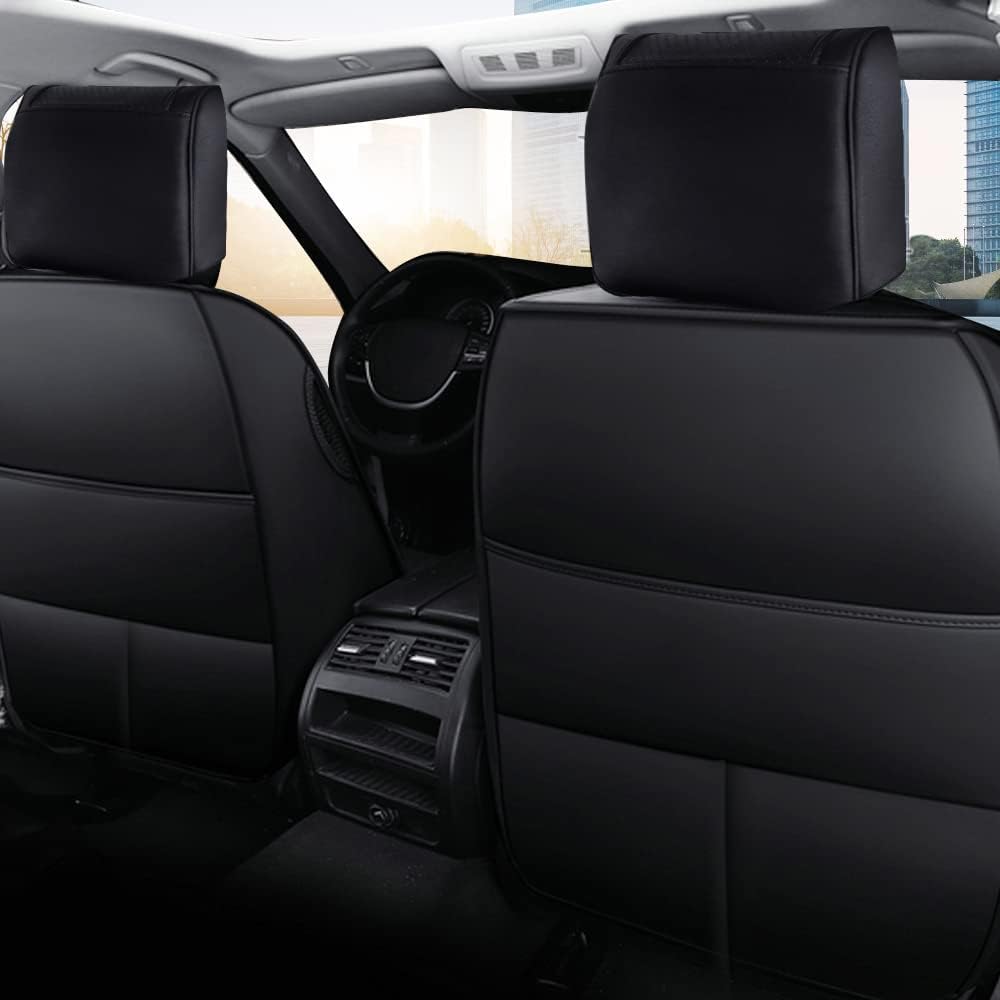 Faux Leather Car Seat Cover for 5 Seater D484