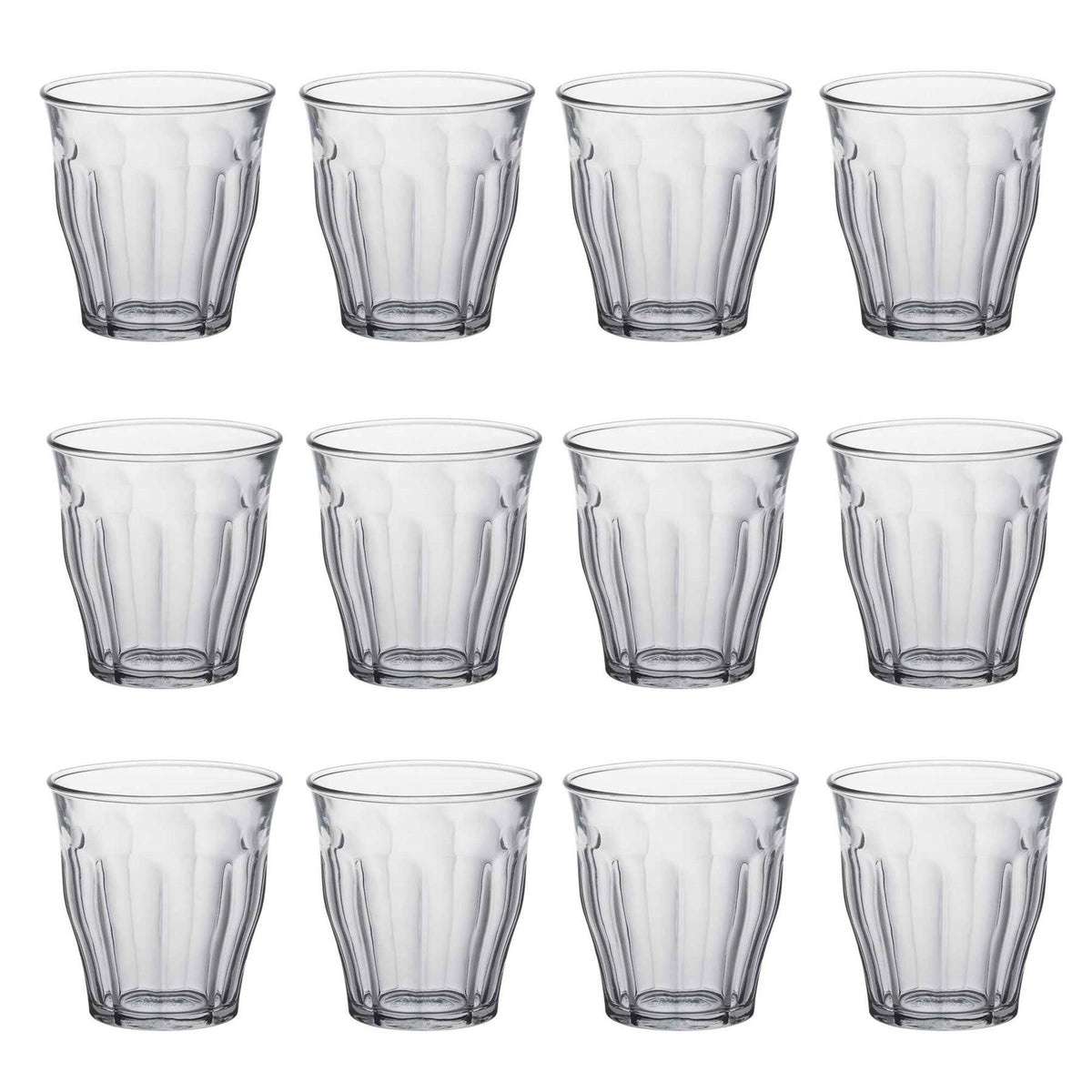 130ml Glass Tumblers Set X12 A6129