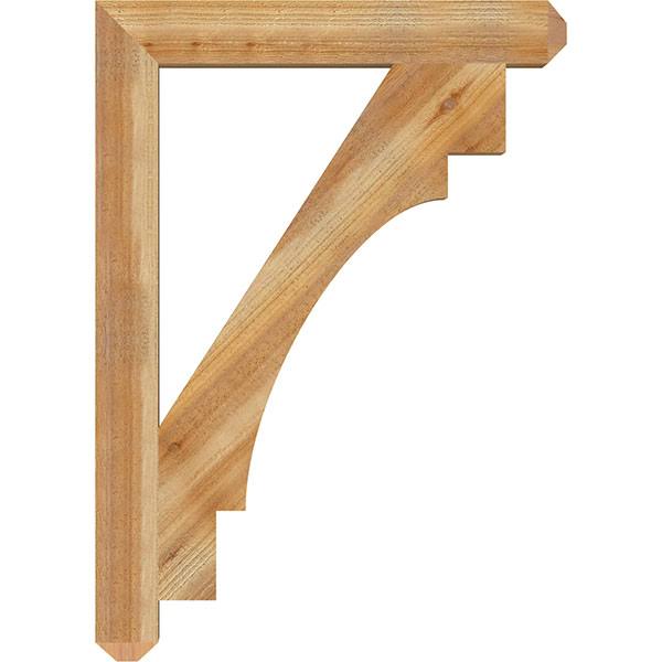 4x22W x 30x22D x 42x22H Rough Sawn Western Red Cedar Bracket X6866