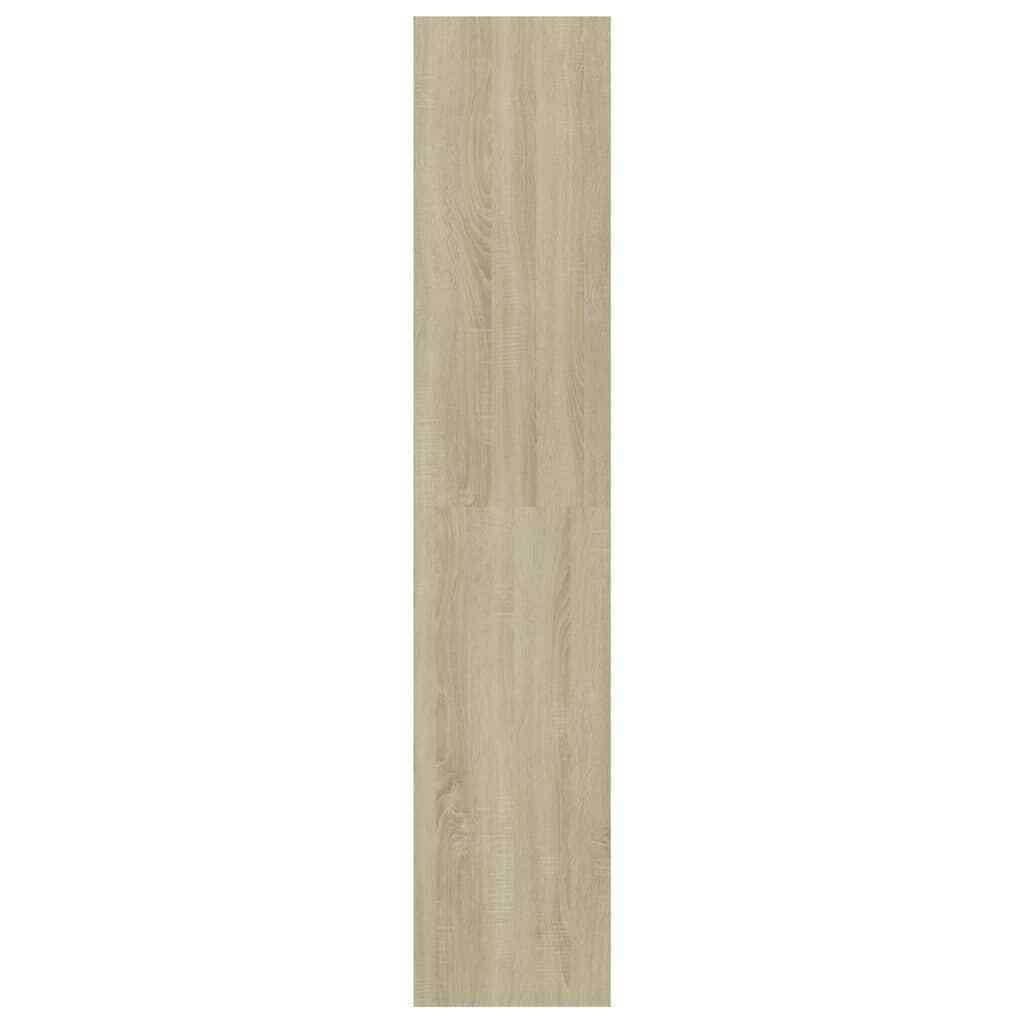 Sonoma Oak 4-Tier Book Cabinet Chipboard P182