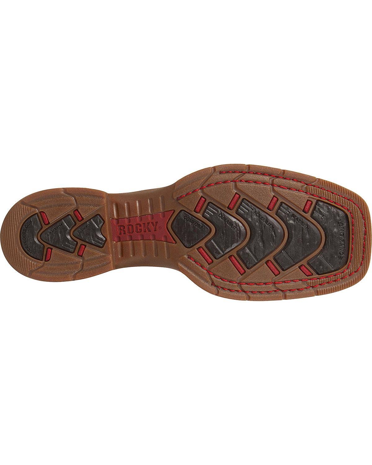 Brown Carbon Fiber Toe Western Boots I92246