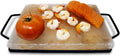 Himalayan Pink Salt Block & Metal Tray Set 12” x 8” x 1.5” Pack of 2 I408